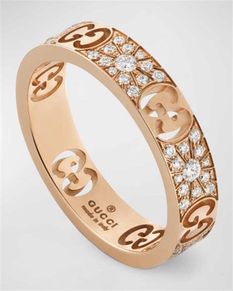 rose gold gucci ring womens|Gucci diamond rings white gold.